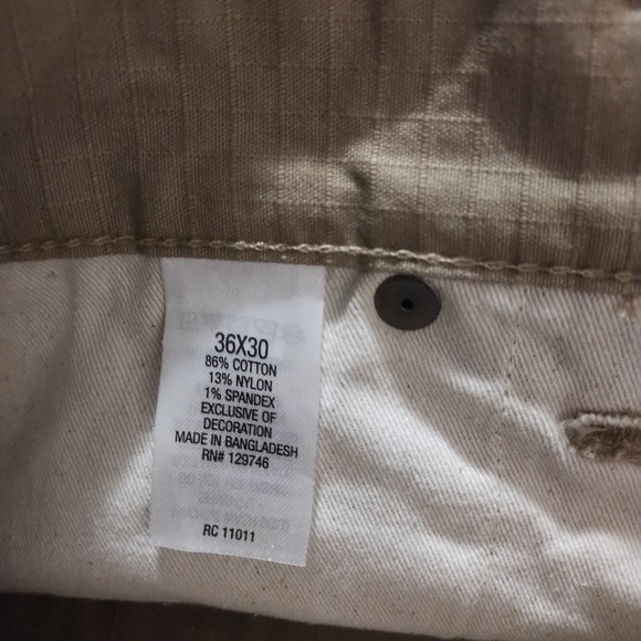 Ridge Cut Tough Wear Khaki Pants 36x30 - Picture 3 of 6